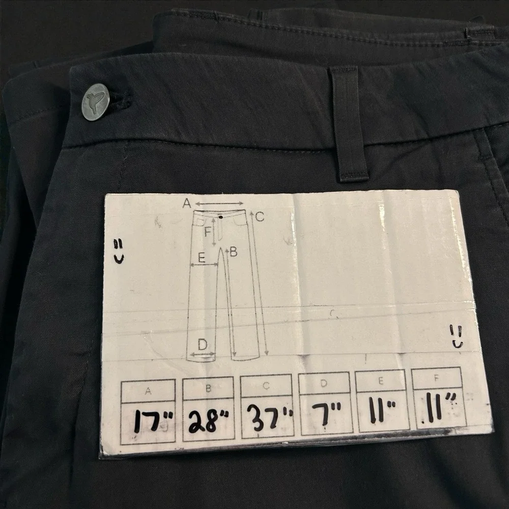 Mens birddogs Dark Blue Navy Pants‎ 34x28 Stretch Lined Golf Performance